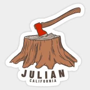 Julian California Sticker